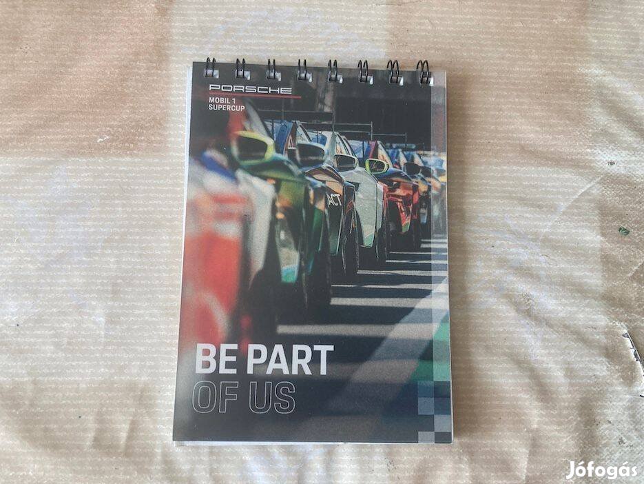 Porsche kockás jegyzetfüzet