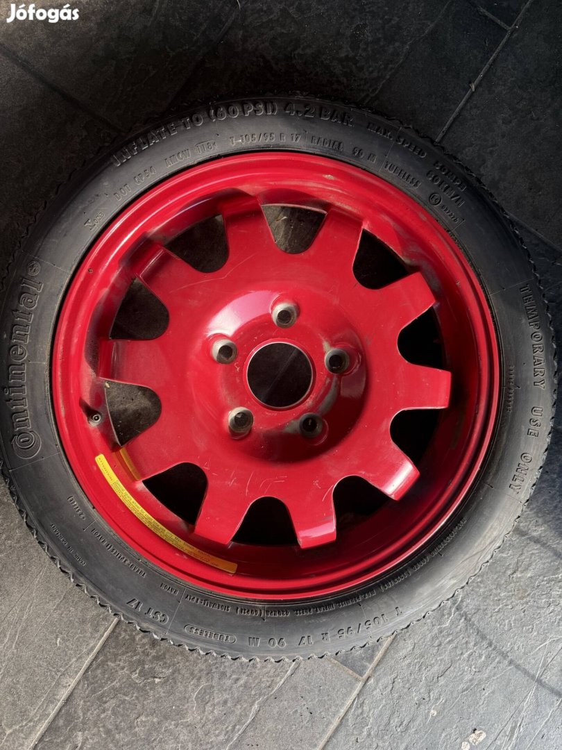 Porsche mankó kerek pótkerék 