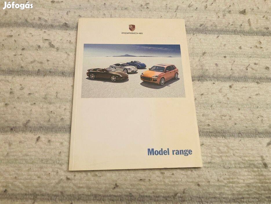 Porsche modellprogram 2007 prospektus, katalógus, brossúra