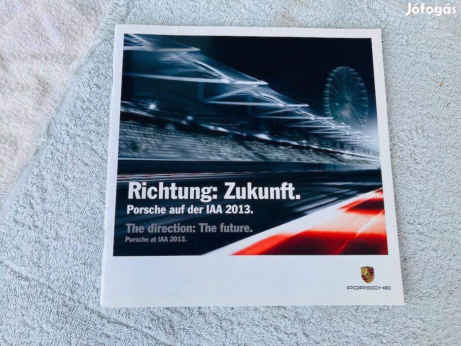 Porsche modellprogram 2013 prospektus, katalógus, brossúra