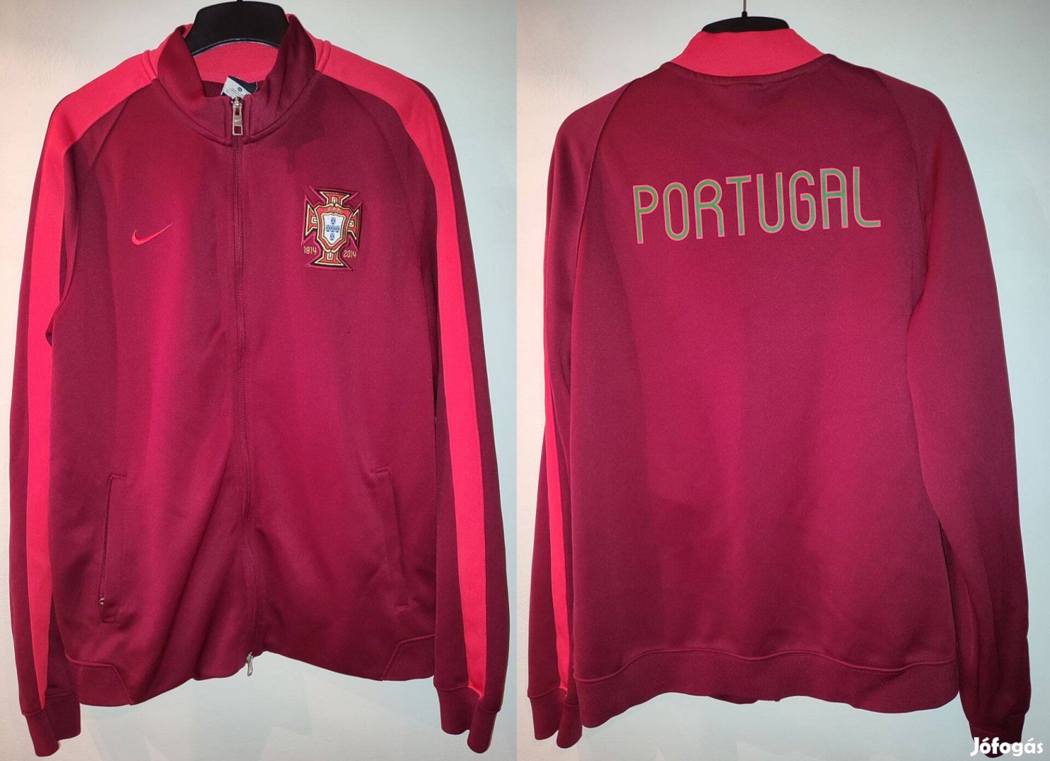 Portugál válogatott eredeti Nike centenáriumi pulóver (XL)