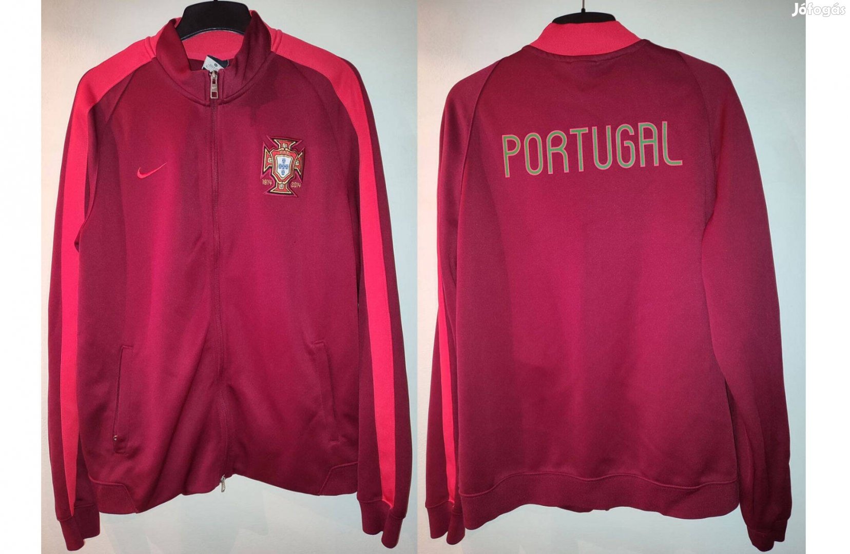 Portugál válogatott eredeti Nike centenáriumi pulóver (XL)
