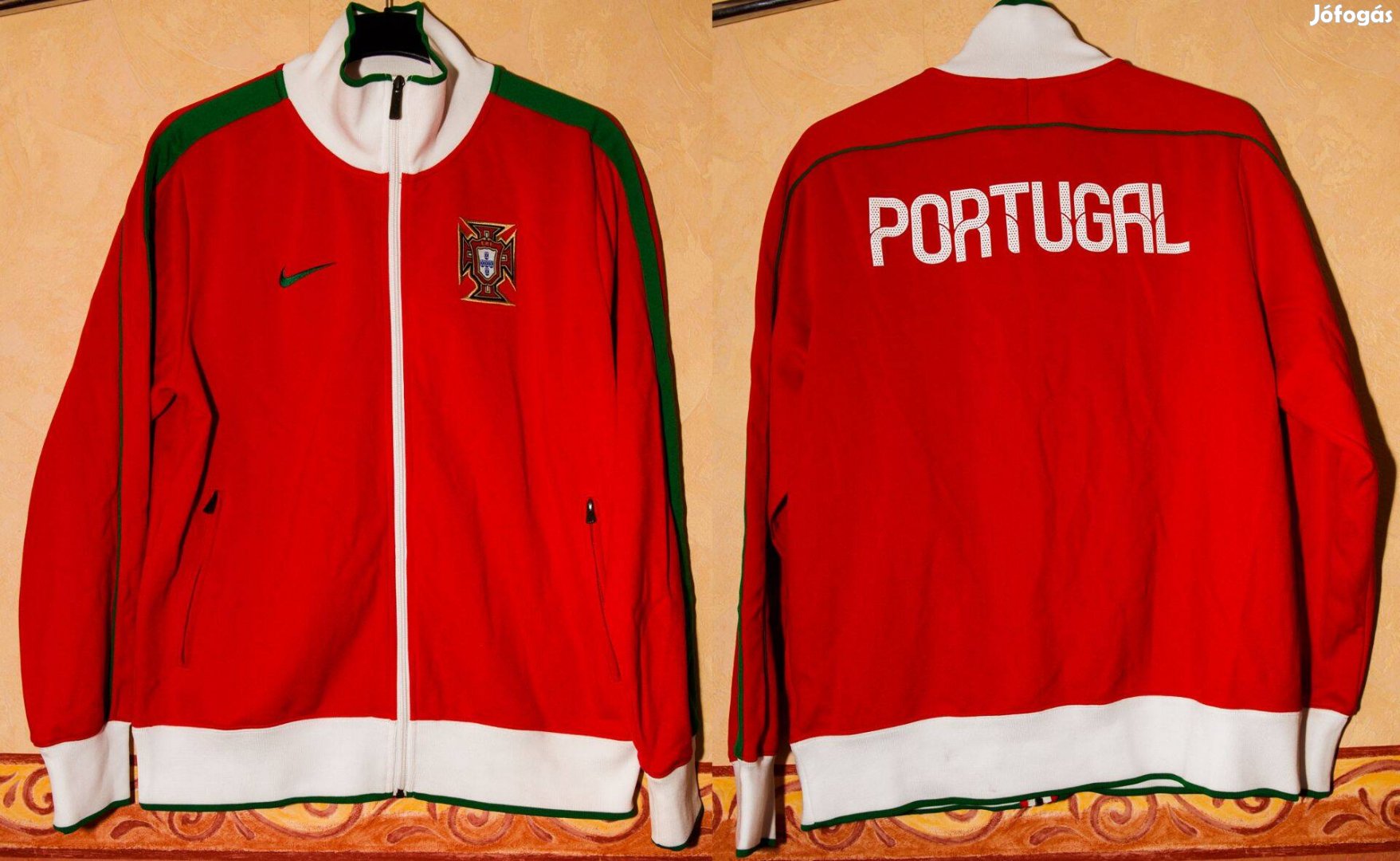 Portugál válogatott eredeti Nike pulóver (L)