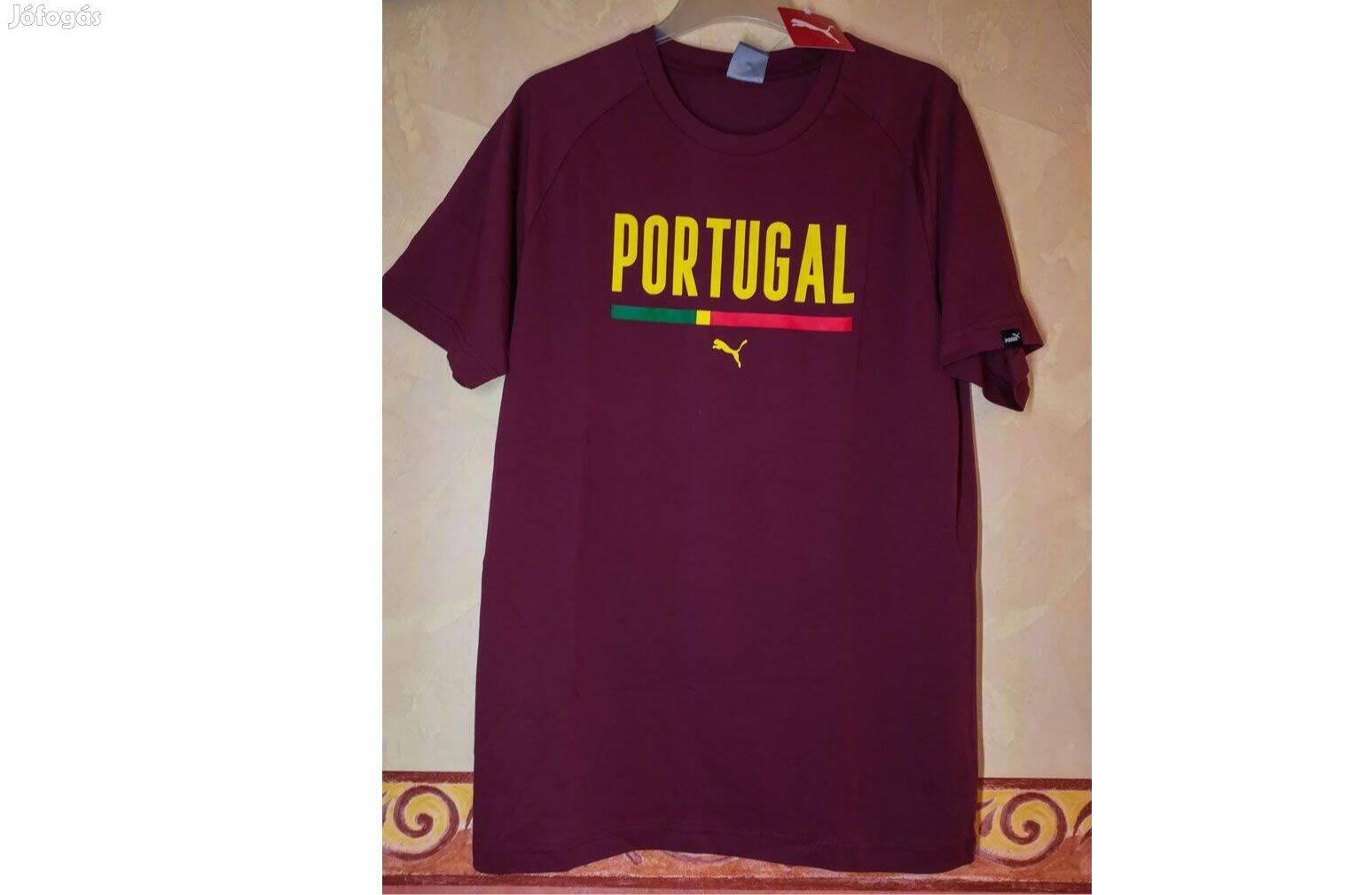 Portugál válogatott eredeti Puma EURO2020 póló (M, L, XL, 2XL)