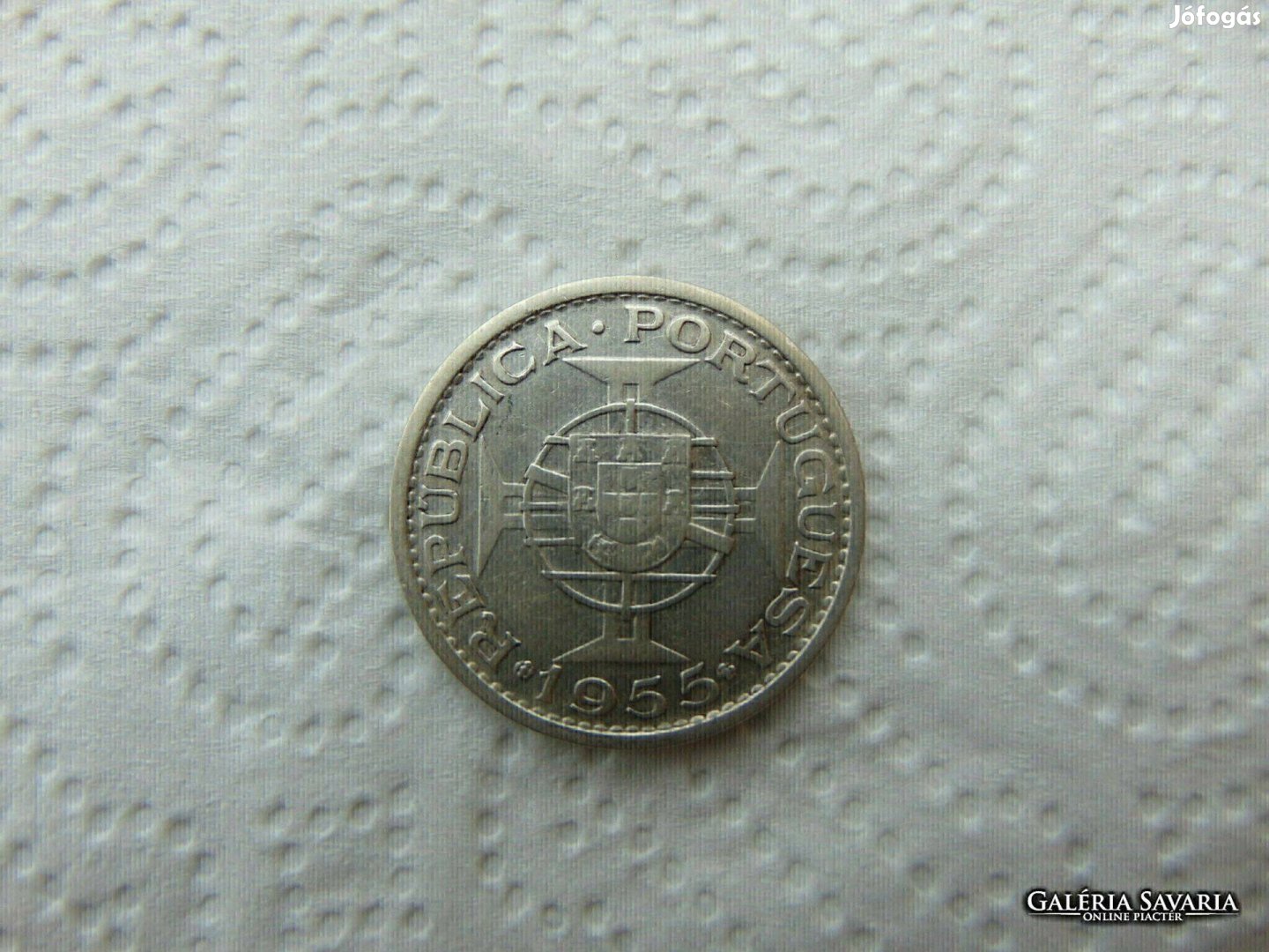 Portugália - Mozambik ezüst 20 escudo 1955 10 gramm
