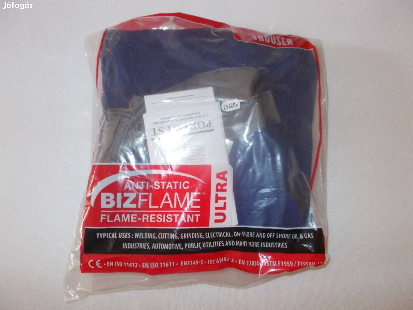 Portwest anti static bizflame ultra - tűzálló hegesztő nadrág