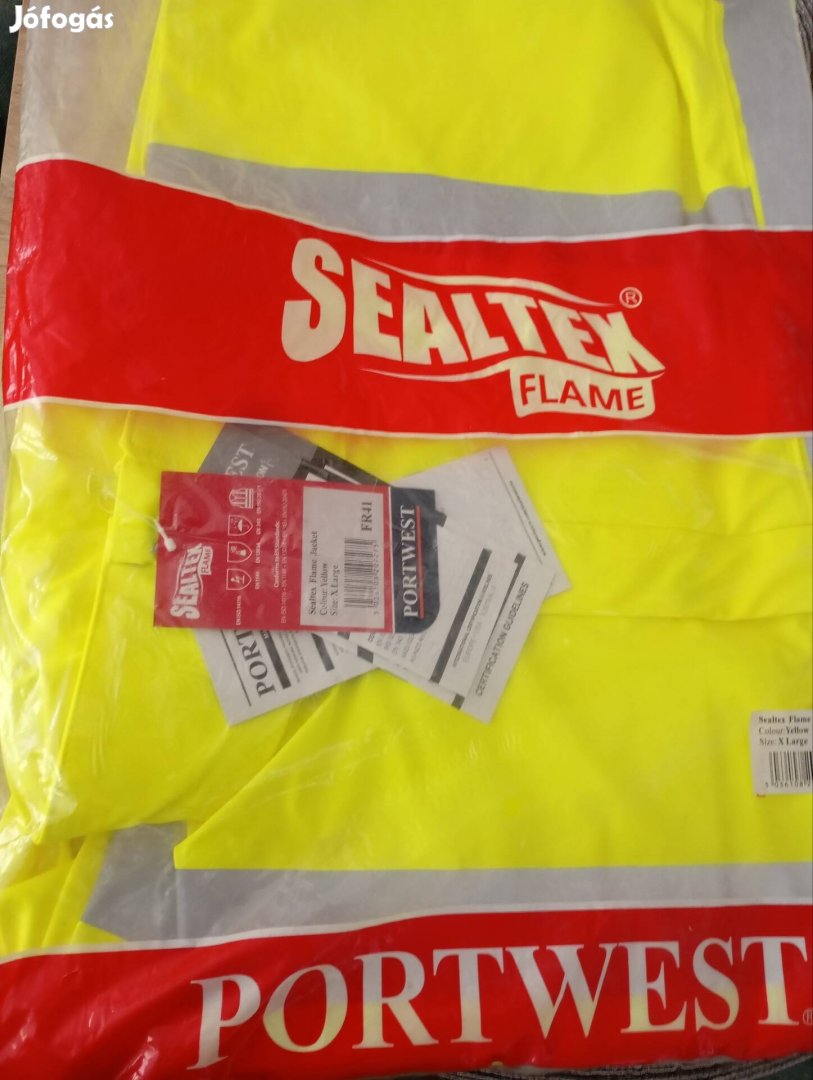 Portwest sealtex yellow hőálló vízálló dzseki eki XL