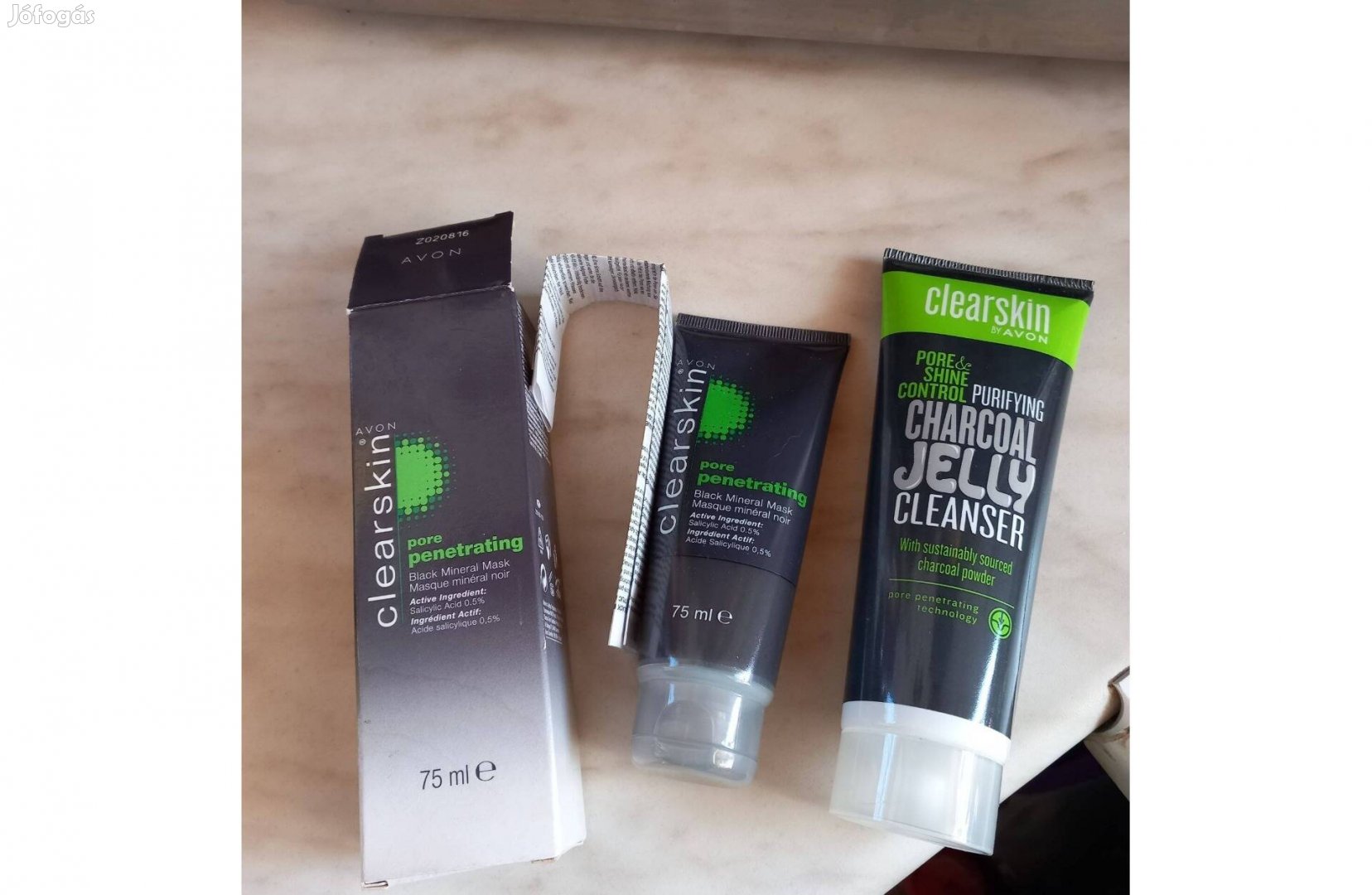 Pórustisztító arcpakolás fekete ásványokkal Arctisztító - Új