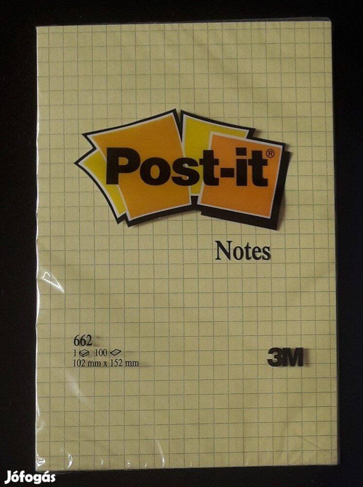 Post it Post-it 662 öntapadós jegyzettömb 102x152 mm 100 lap bontatlan