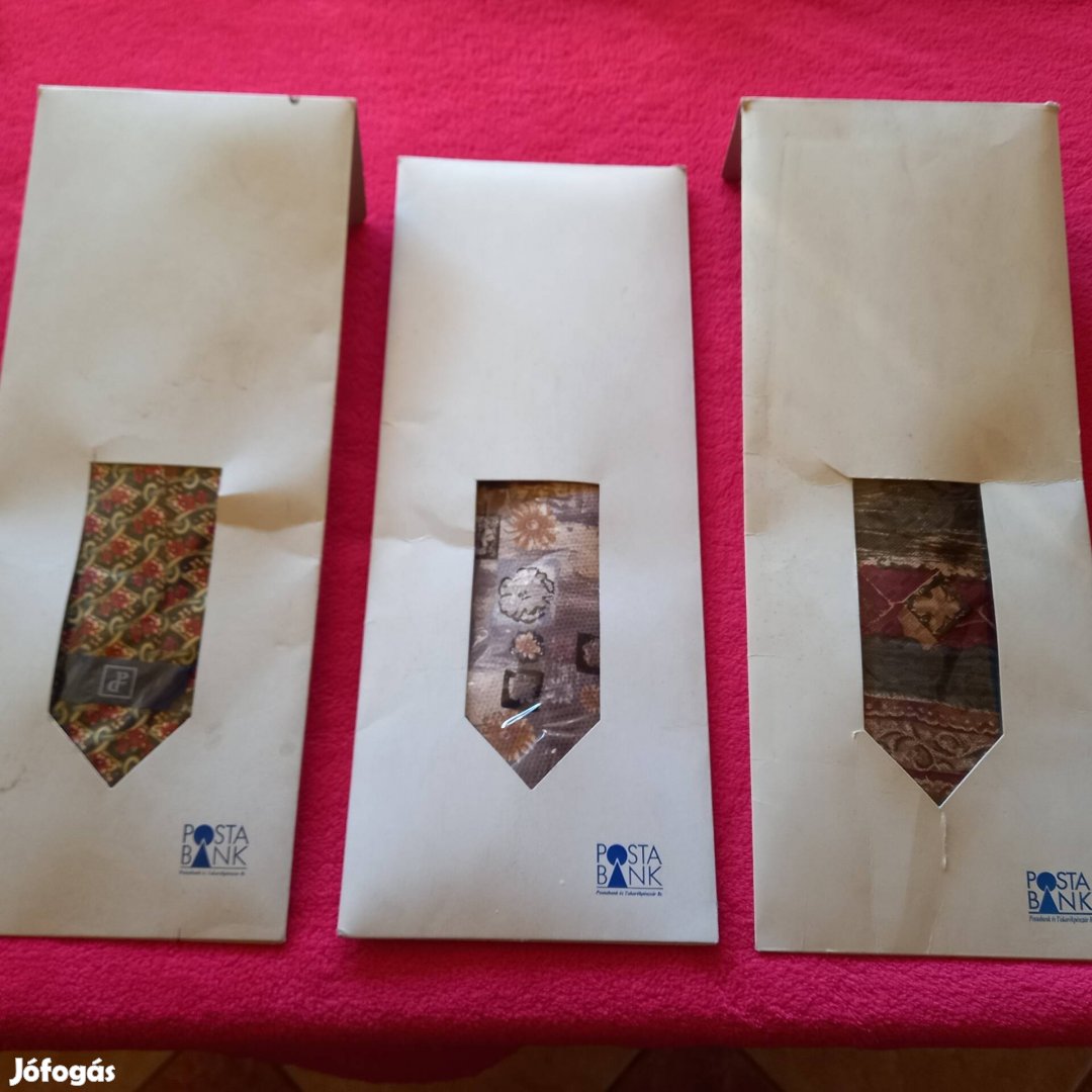 Postabank által kiadott retro nyakkendők