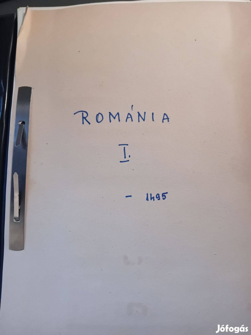 Postatiszta Román nagy bélyeg gyűjtemény sorok blokkok kisívek