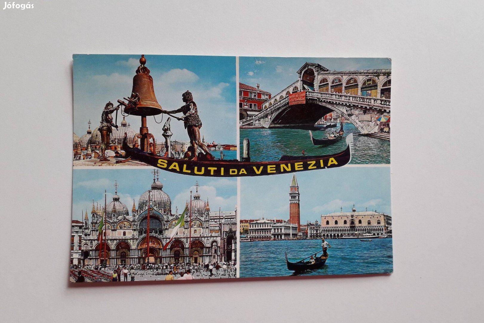 Postatiszta képeslap Velence - Venezia