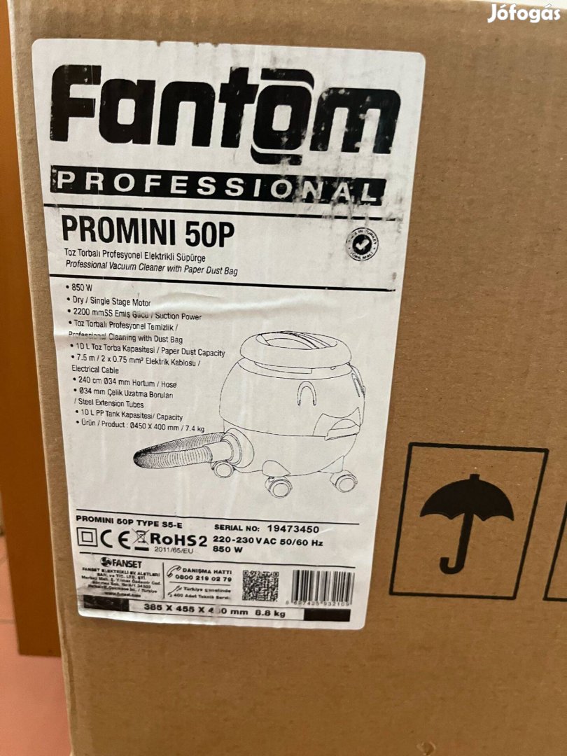 Pószívó (Fantom promini 50 P) Szuper Akció!