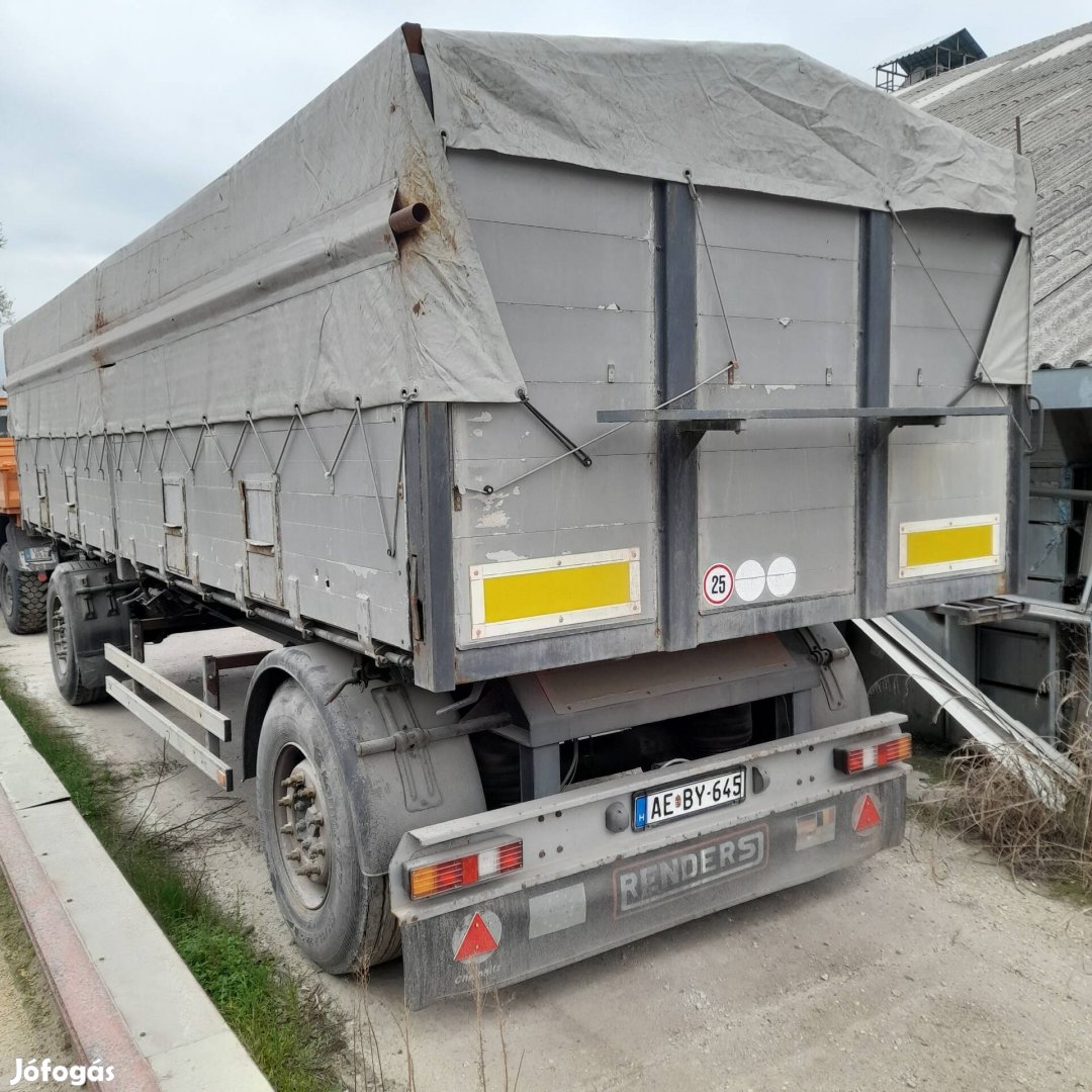 Pótkocsi 18 t billenős 5 év műszakival