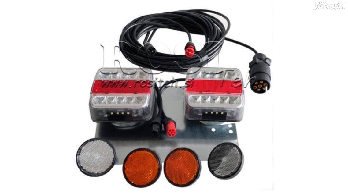 Pótkocsi Mágneses Lámpa Készlet Kábellel (LED)