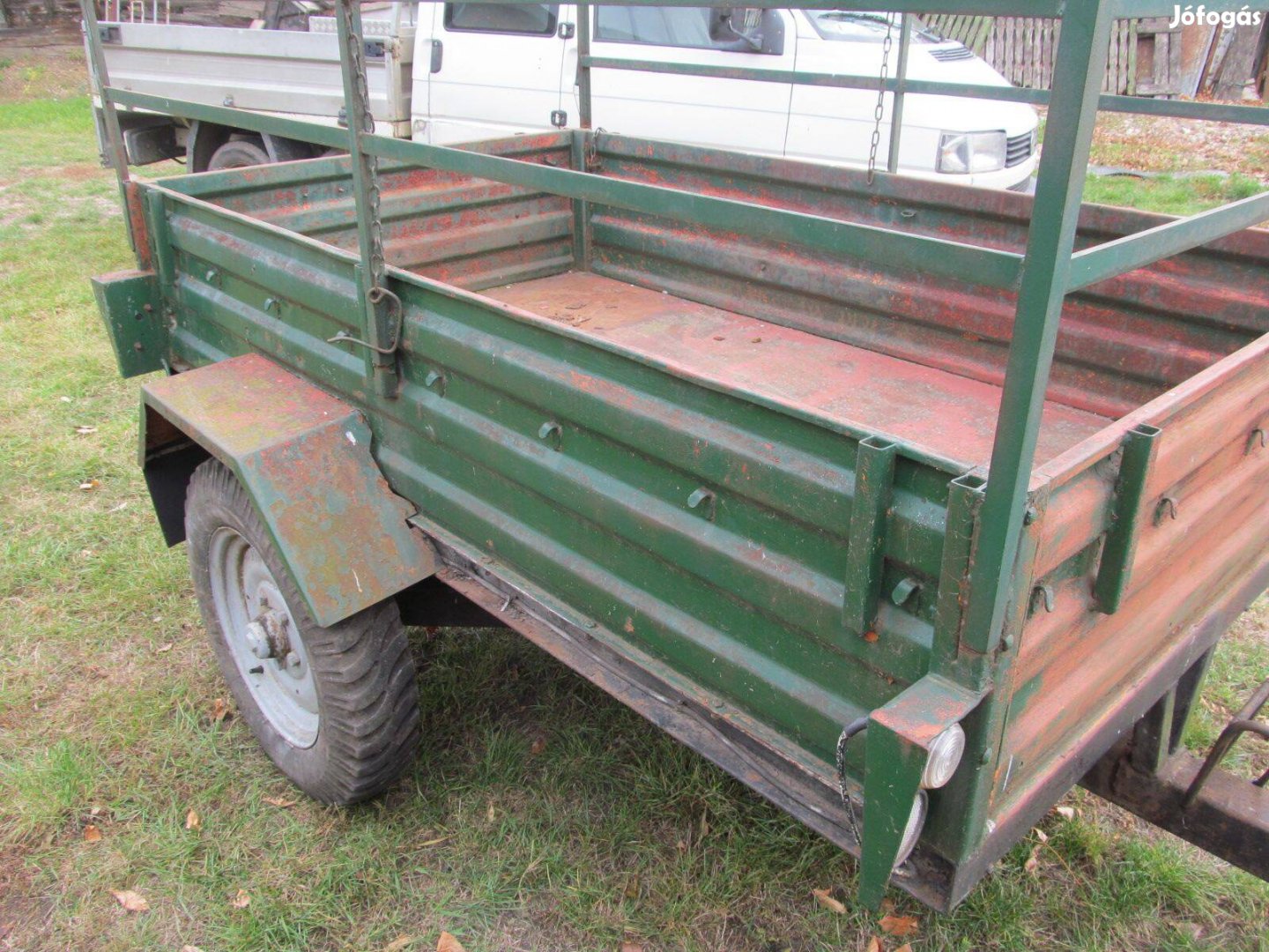 Pótkocsi egytengelyes Bagodi , Rába , TZ4K , T-25, Agrostoj , utánfutó