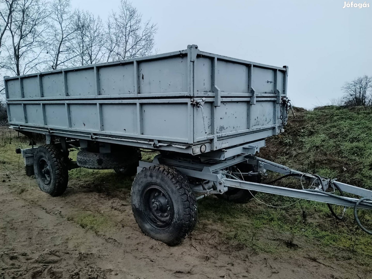 Pótkocsi tengely HW 6011 vonórúd munkahenger