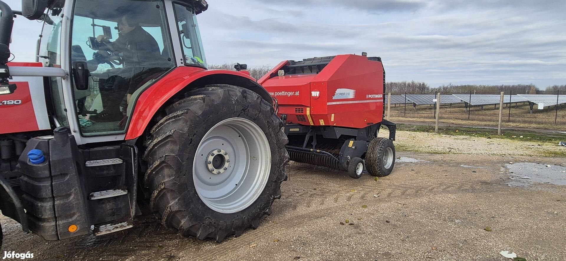 Pöttinger Varioprofi 6165 körbalazó Traktor Csere Beszamitas MTZ  