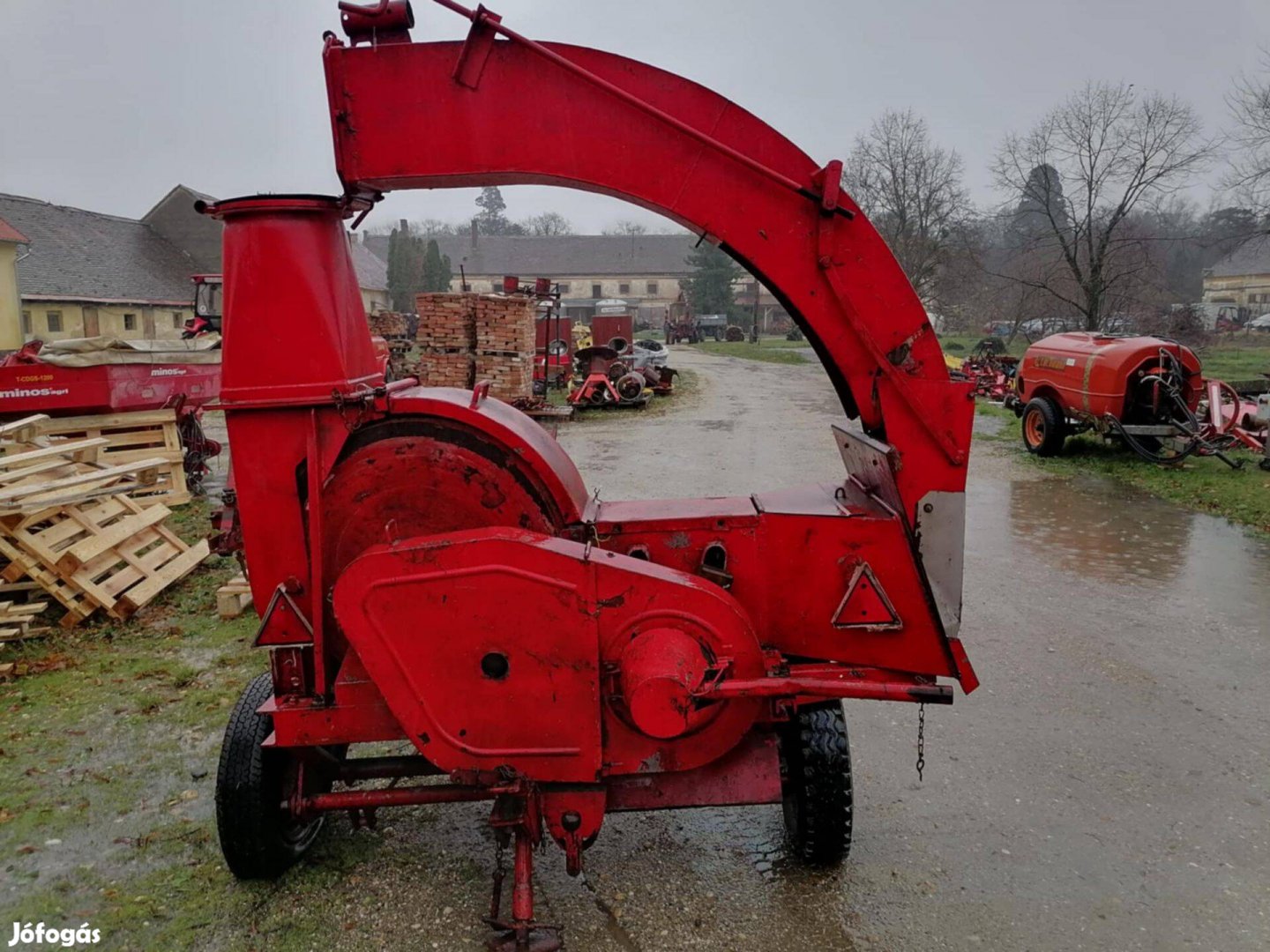 Pöttinger ágdaráló traktorkardán meghajtással