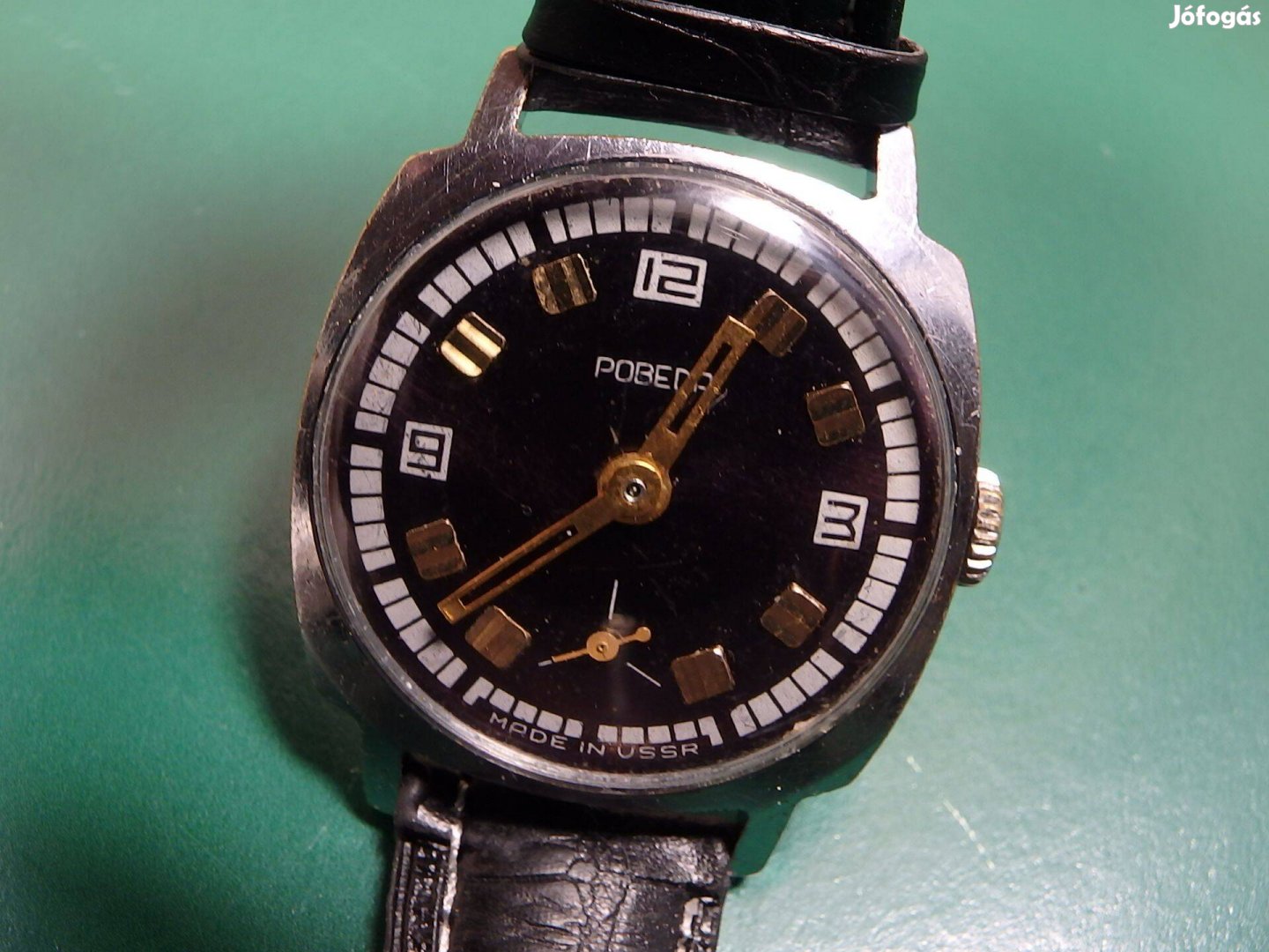 Poveda Pobeda Retro Férfi Karóra Orosz Szovjet Kézi Húzós