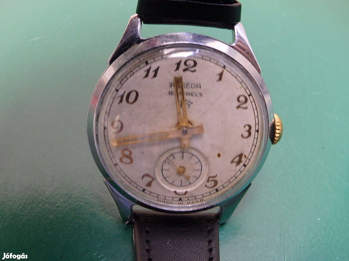 Poveda Pobeda Retro Férfi Karóra Orosz Szovjet Kézi Húzós