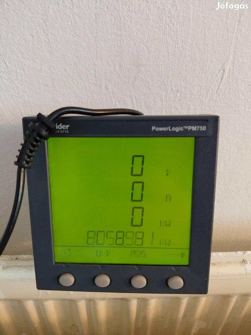 Power Logic PM750 hálózati fogyasztásmérő