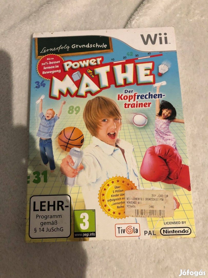 Power Mathe Nintendo Wii játék