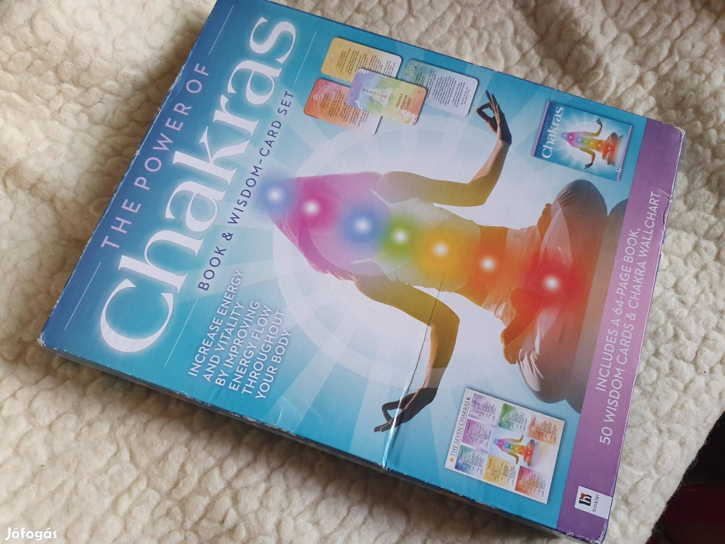 Power Of Chakras Wisdom Cards Book-csakrák ereje bölcsesség-