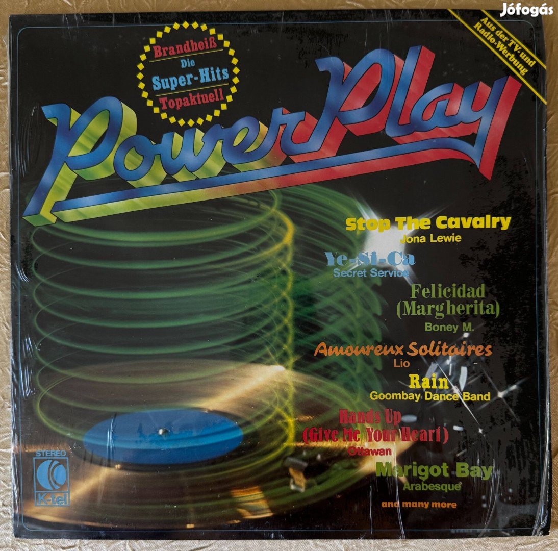 Power Play német válogatás bakelit hanglemez