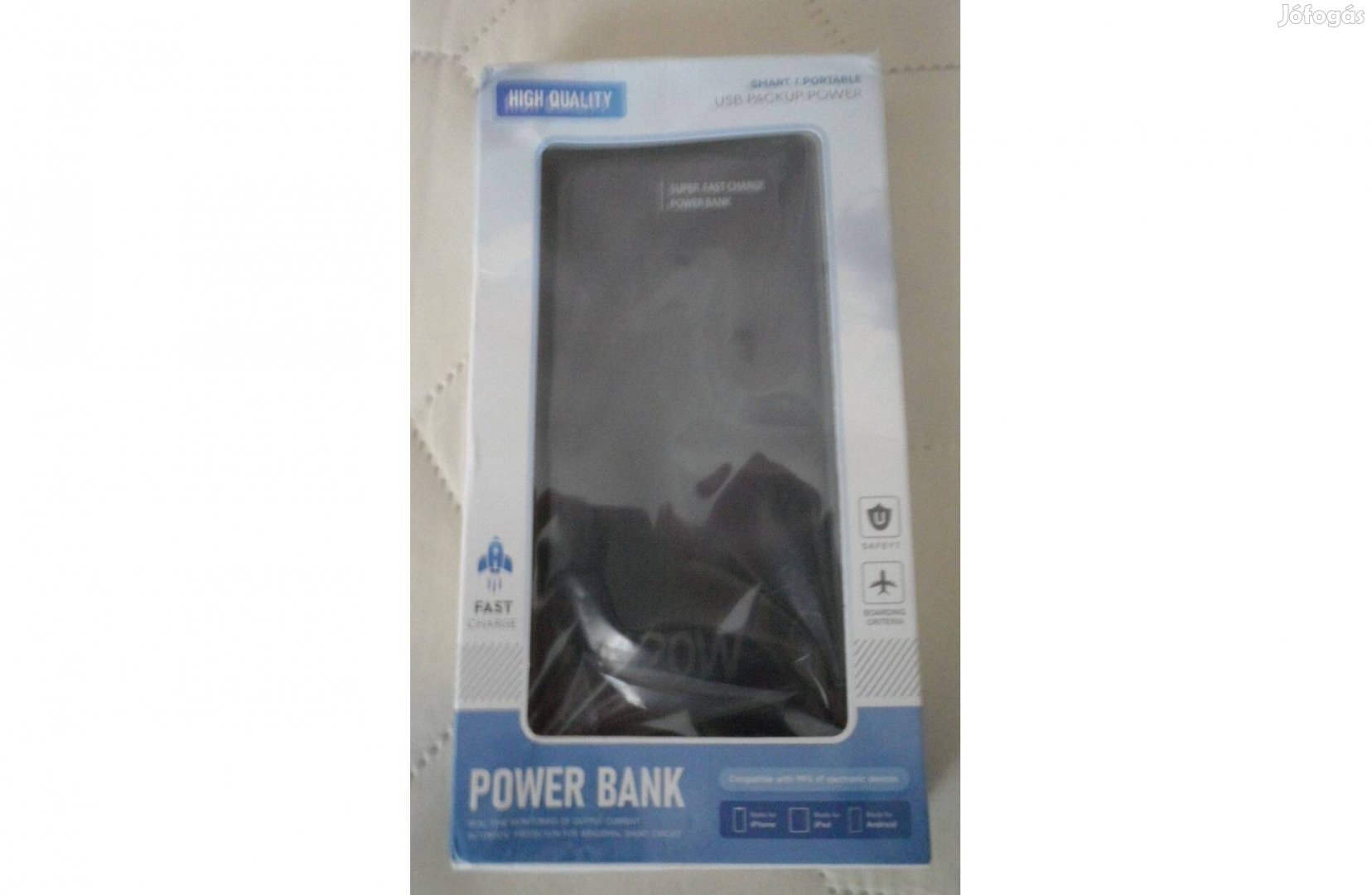 Power bank 20000mAh 120w gyors töltő