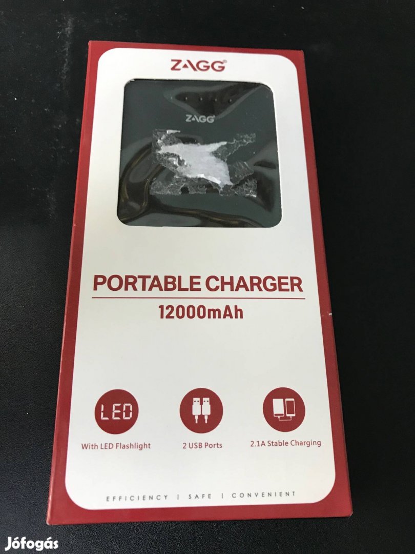 Power bank, külső töltő 12000 mAh új