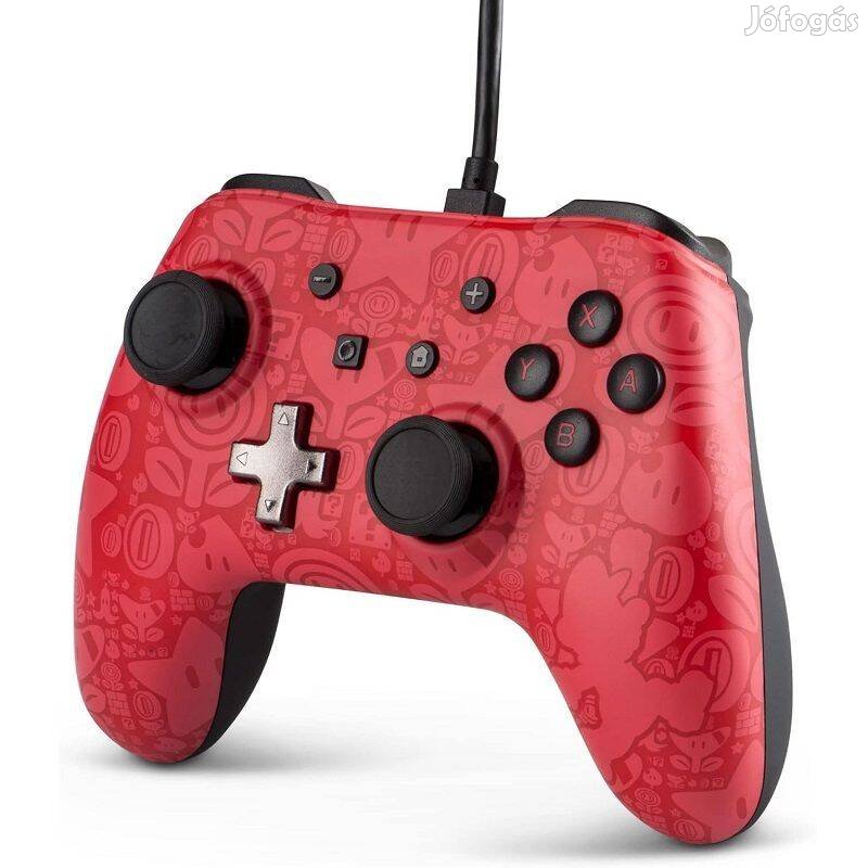 Powera Nintendo Switch vezetékes Controller Plus - Super Mario (150268