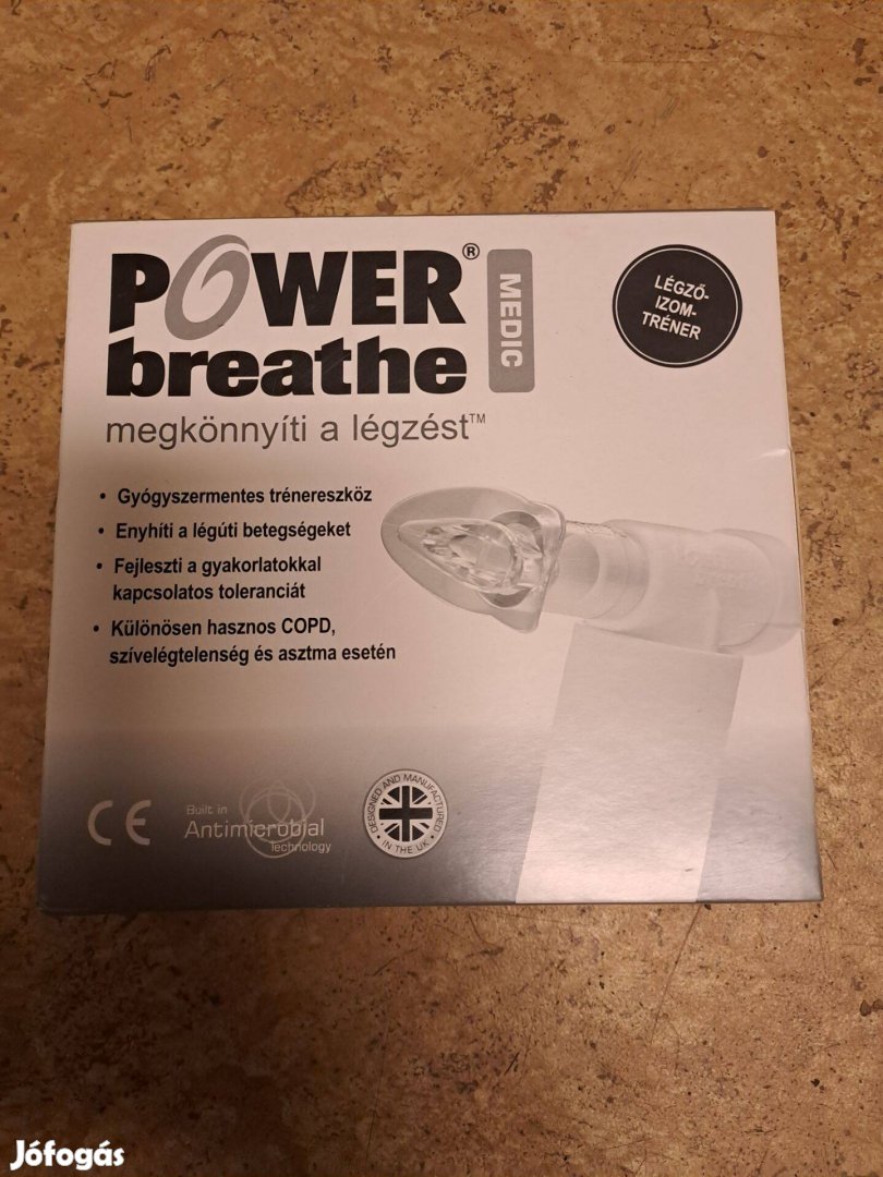 Powerbreathe légzés könnyítő trainer új eladó