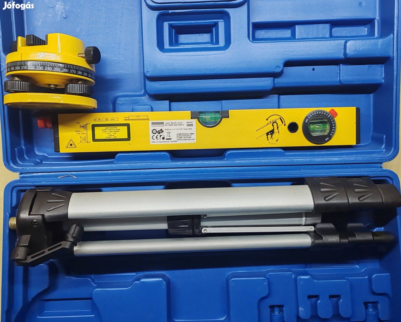 Powerfix lézeres szintező, vízmérték