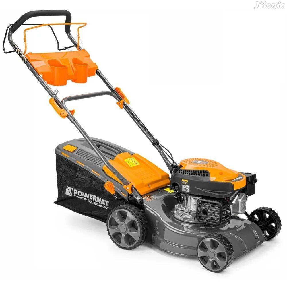 Powermat benzines önjáró fűnyíró 149 cm, 41cm vágószélesség