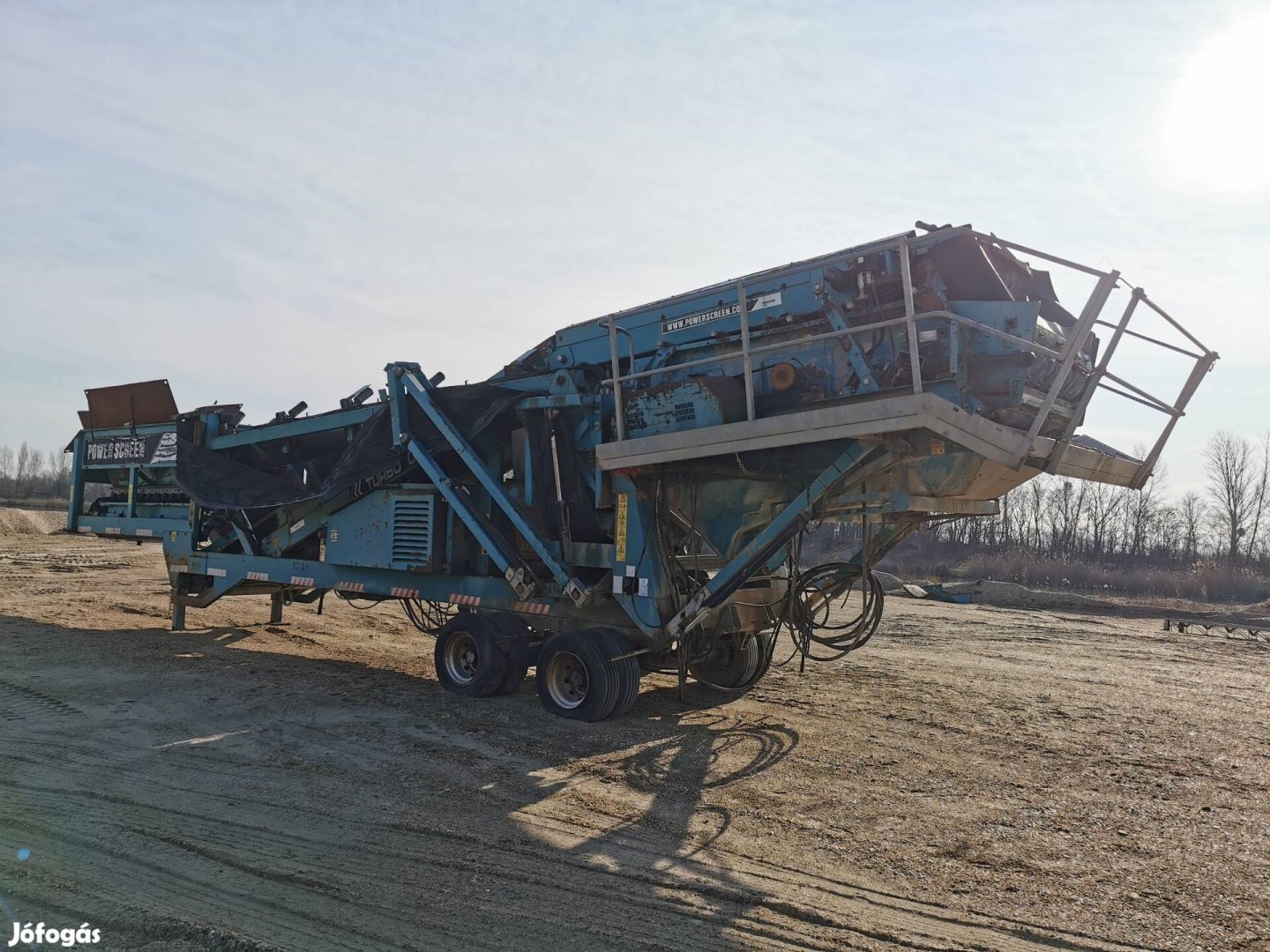 Powerscreen Chieftain 1400 mobil vizes kavics osztalyozó / osztályzó