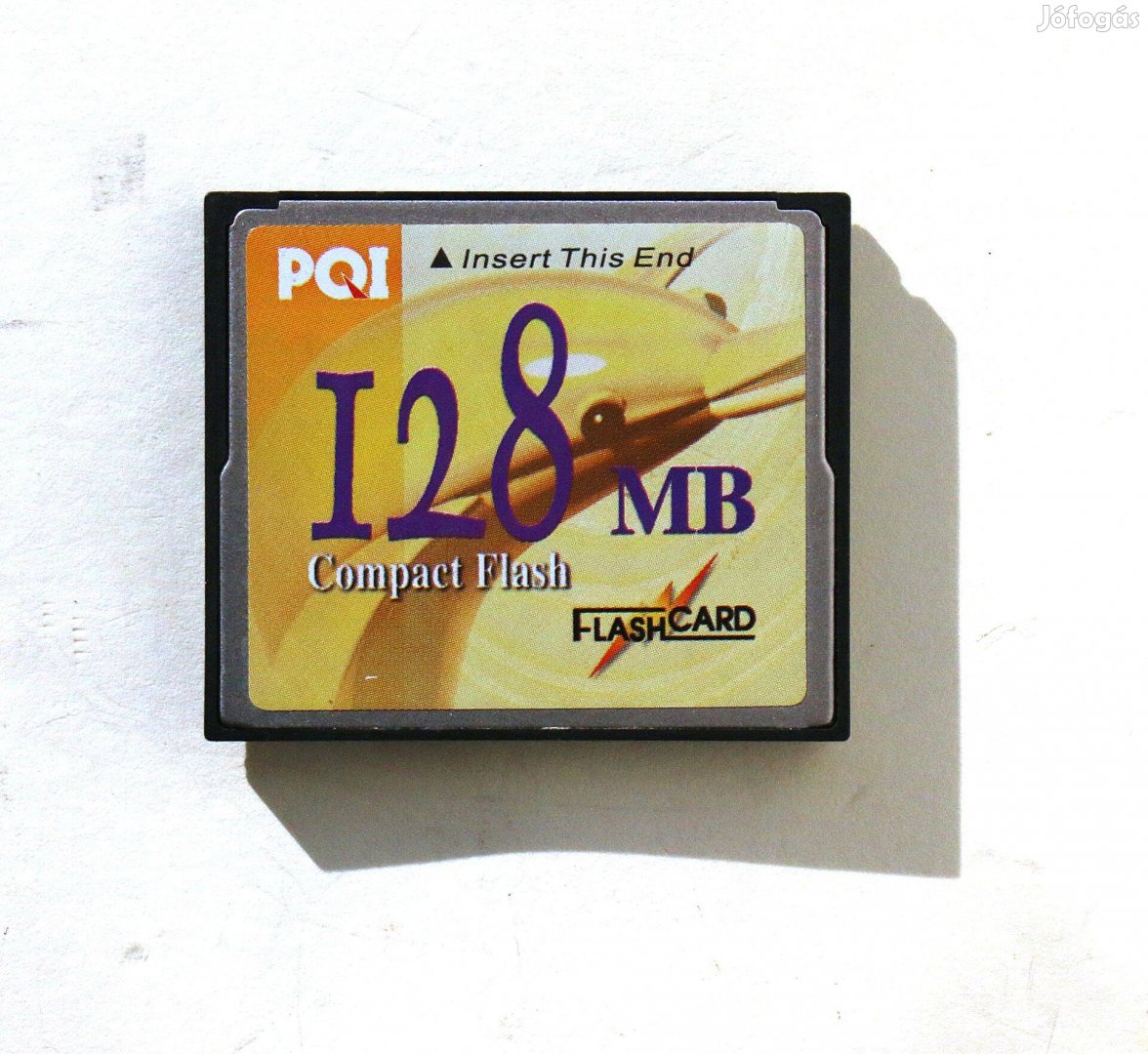 Pqi 128 MB Compact Flash P/N FC 128 memóriakártya