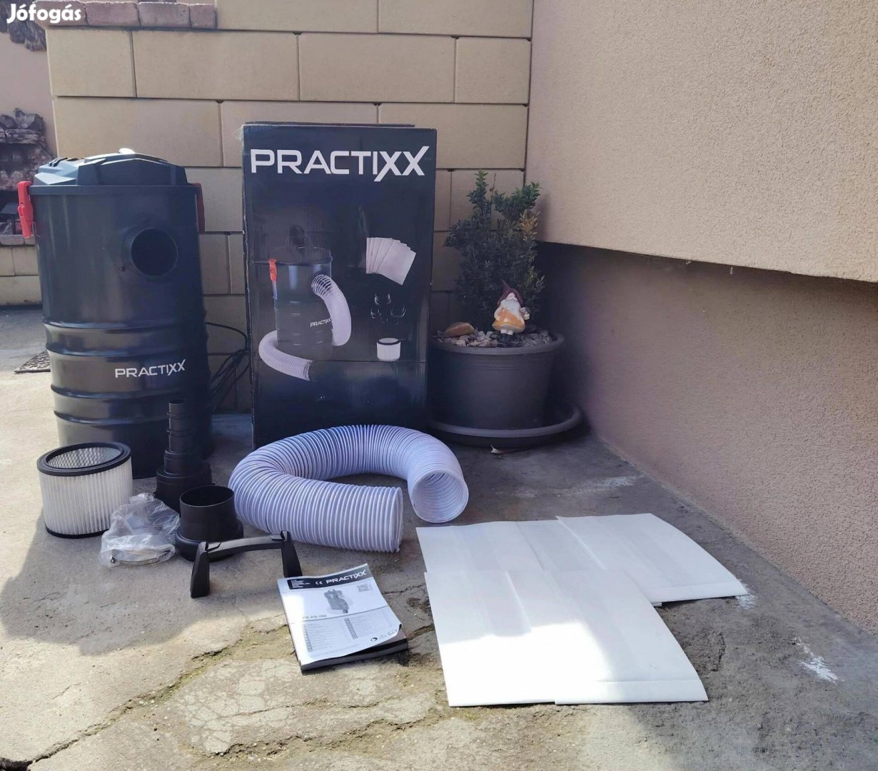 Practixx PX-AS-100 forgácselszívó elszívó Ingyen szállítás