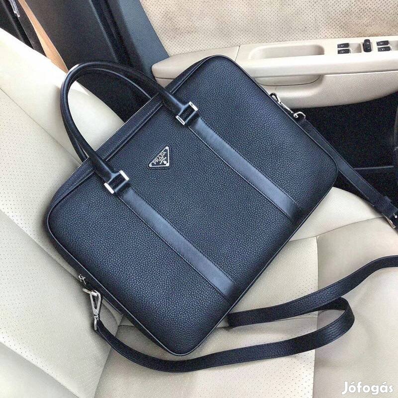 Prada Bauletto férfi bőr aktatáska, táska