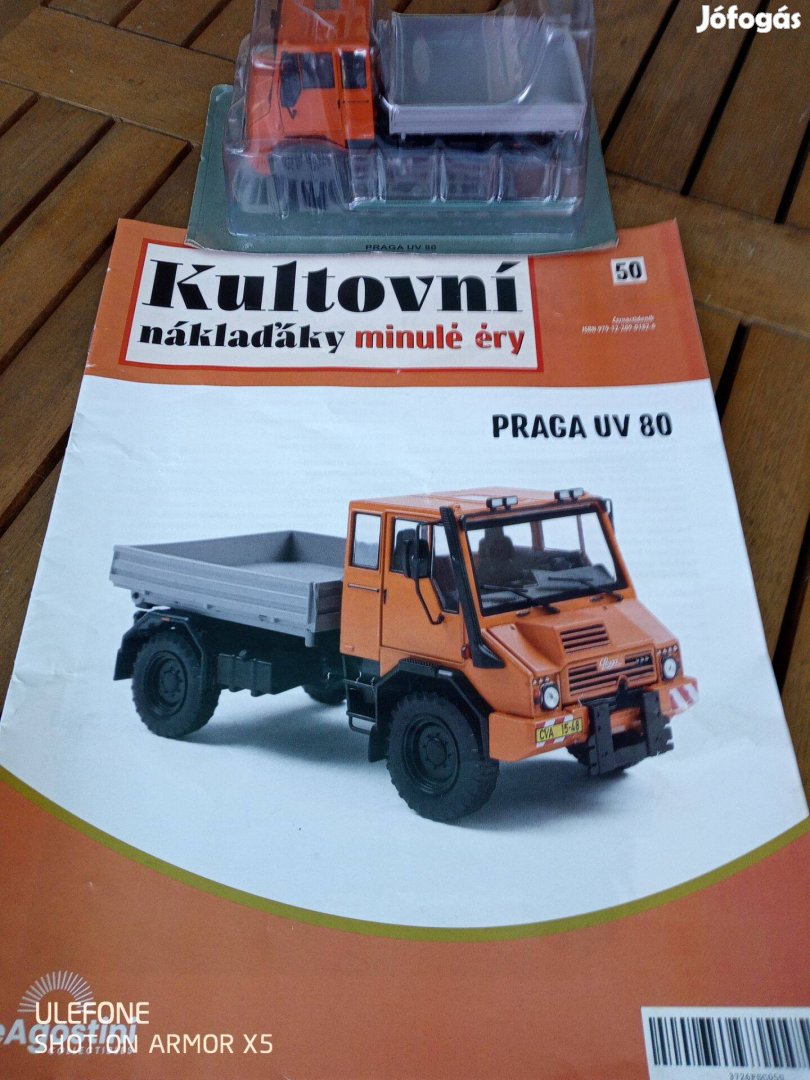 Praga UV 80 kis teherautó modell Deagostini 1:43 Új!!!Bontatlan!!!