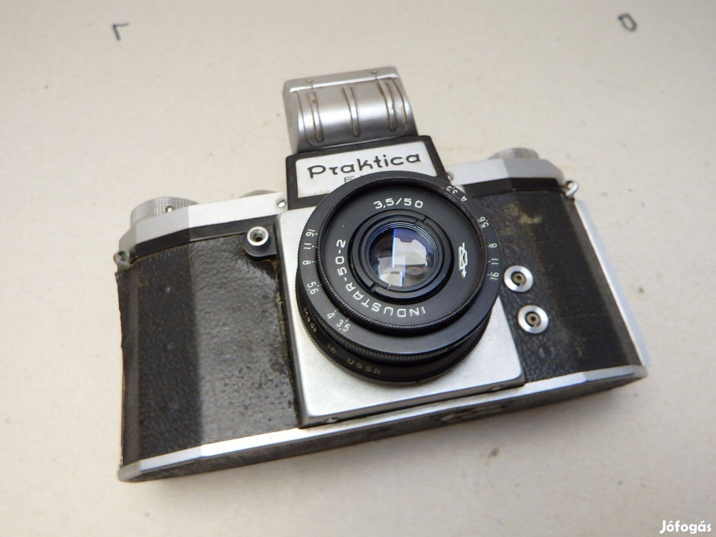 Praktica FX2 Fényképezőgép Antik Régi Gyűjtőknek Industar 50 MM Objekt