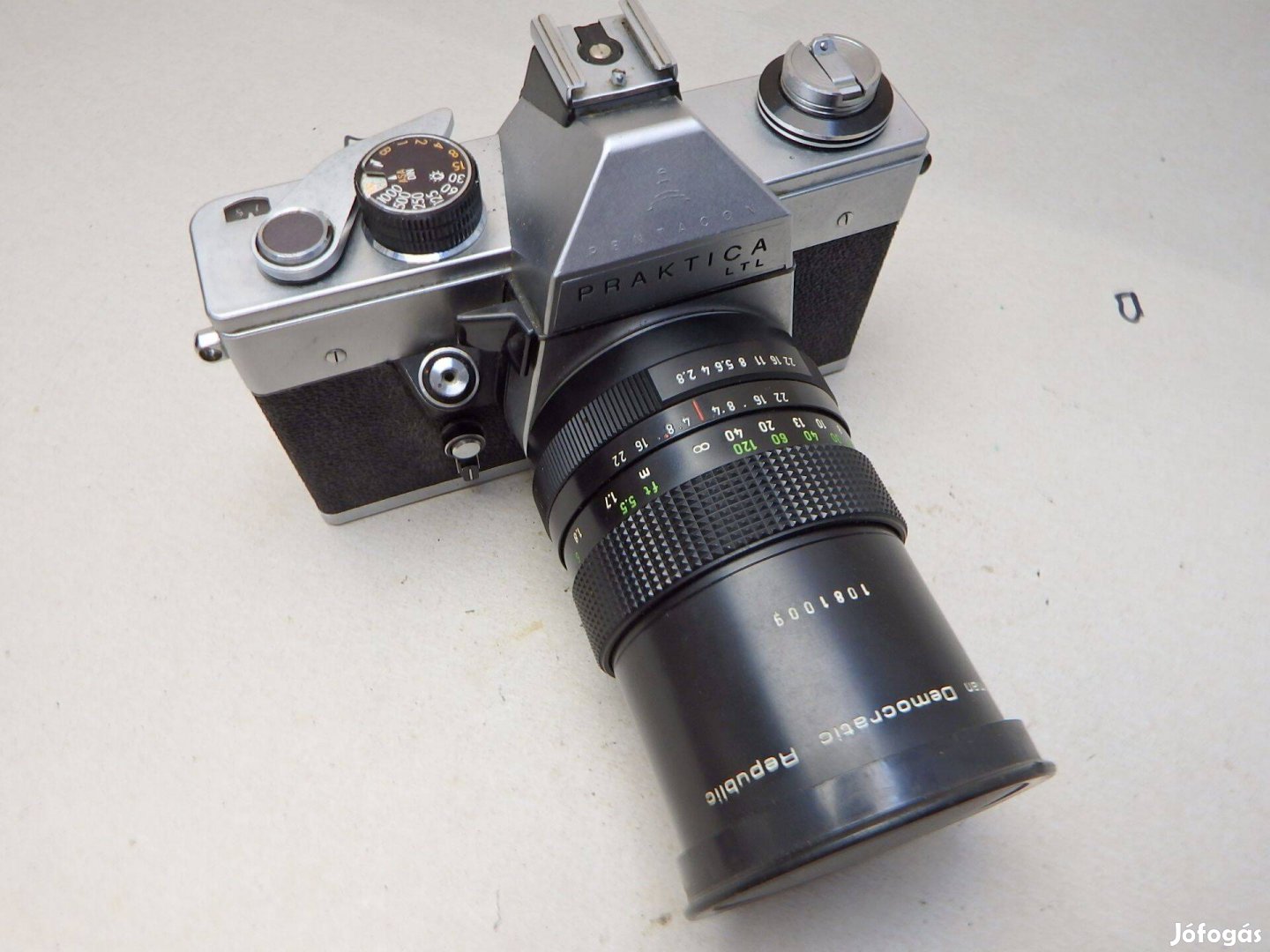 Praktica LTL Fényképezőgép Antik Régi Gyűjtőknek Pentacon 135 MM Objek