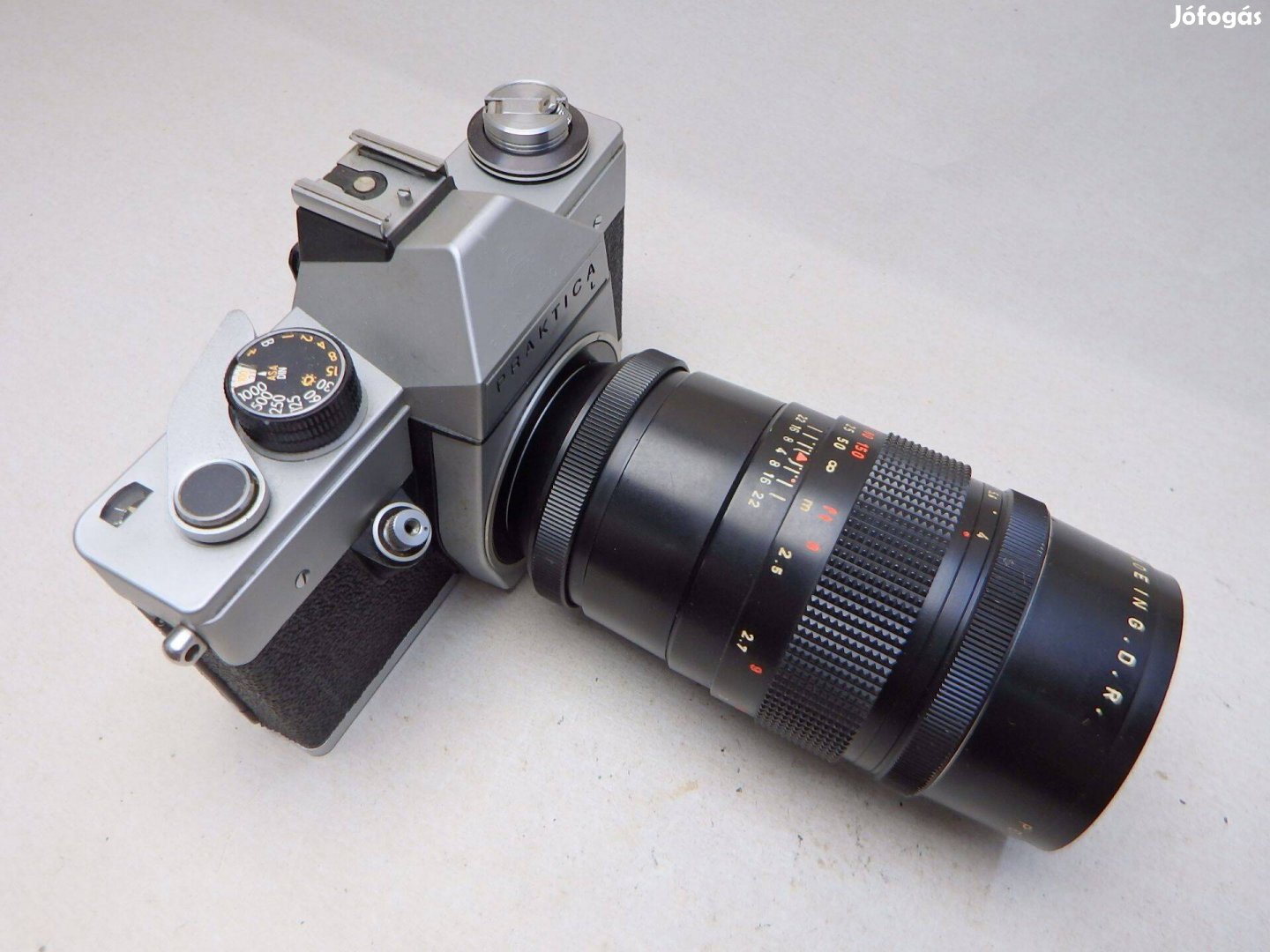 Praktica L Fényképezőgép Antik Régi Gyűjtőknek Pentacon 200 MM Objektí