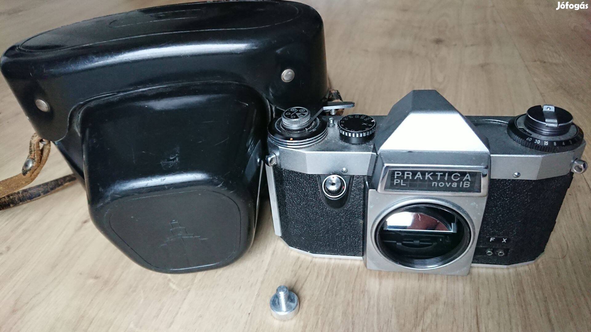 Praktica Nova PL IB 1B fényképezőgép váz filmes SLR fényképező gép,tok