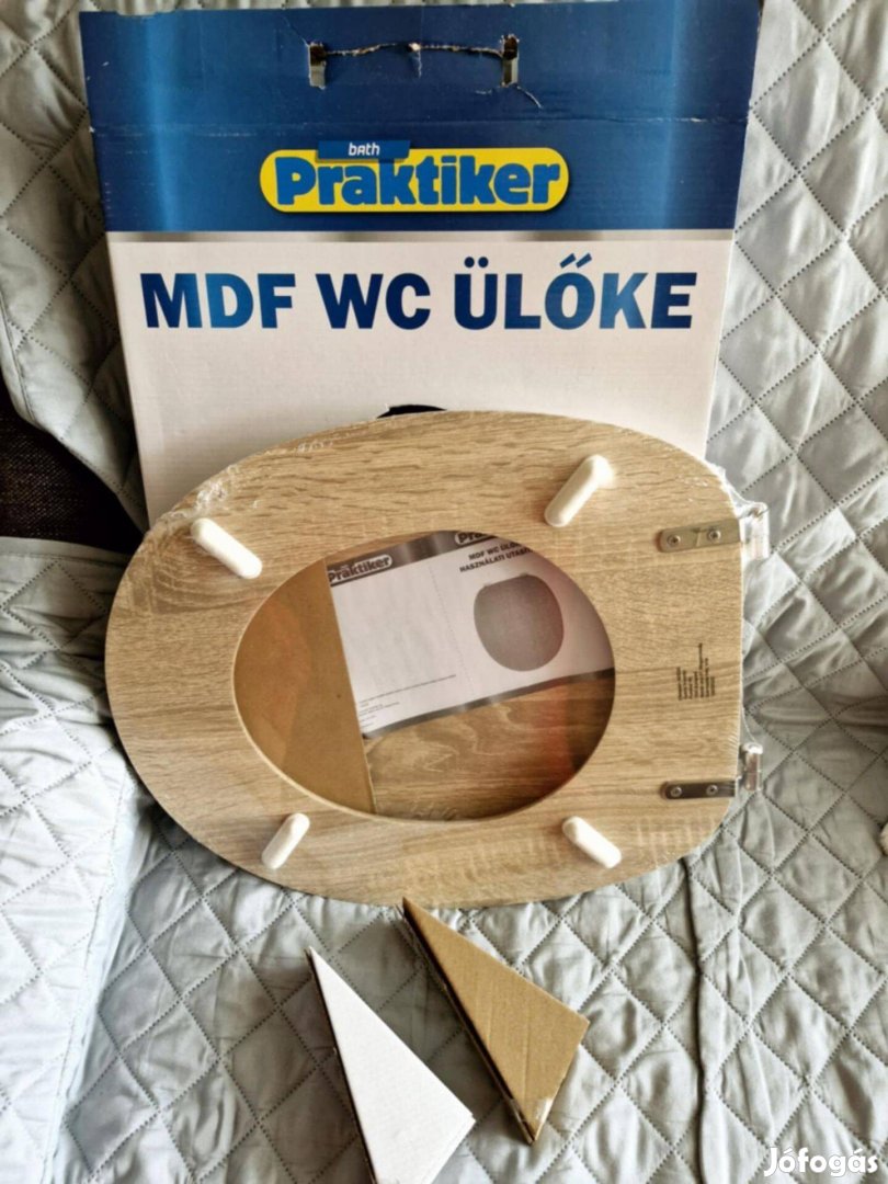 Praktikeres MDF WC tető, originált csomagban !!