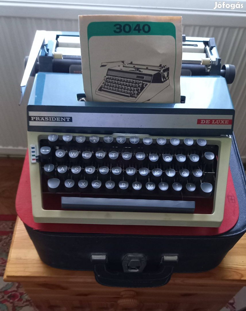 Prasident retro írógép