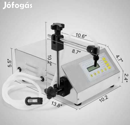 Preciziós élelmiszeripari Folyadéktöltő 2ml-3500ml-ig 2353