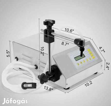 Preciziós élelmiszeripari Folyadéktöltő 2ml-3500ml-ig (2353)