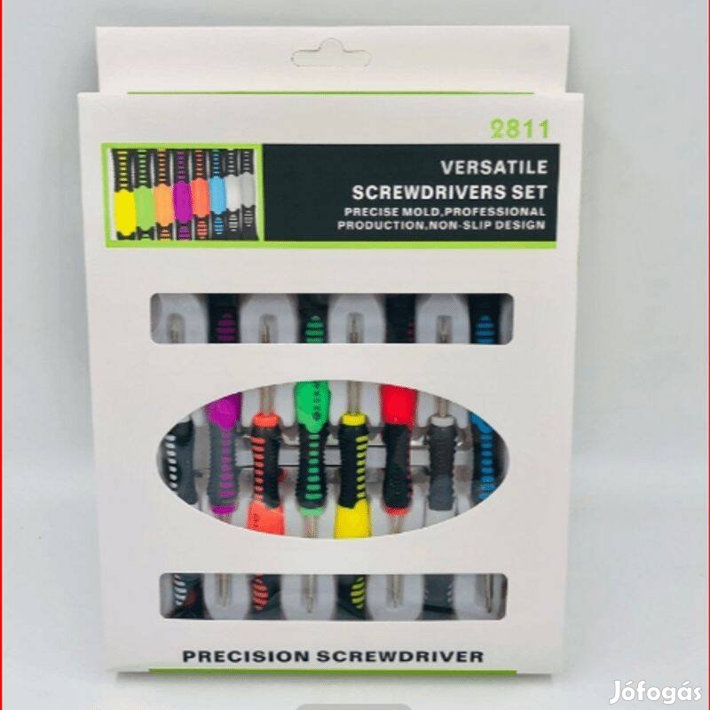 Precíziós szerszámkészlet, csavarhúzó készlet