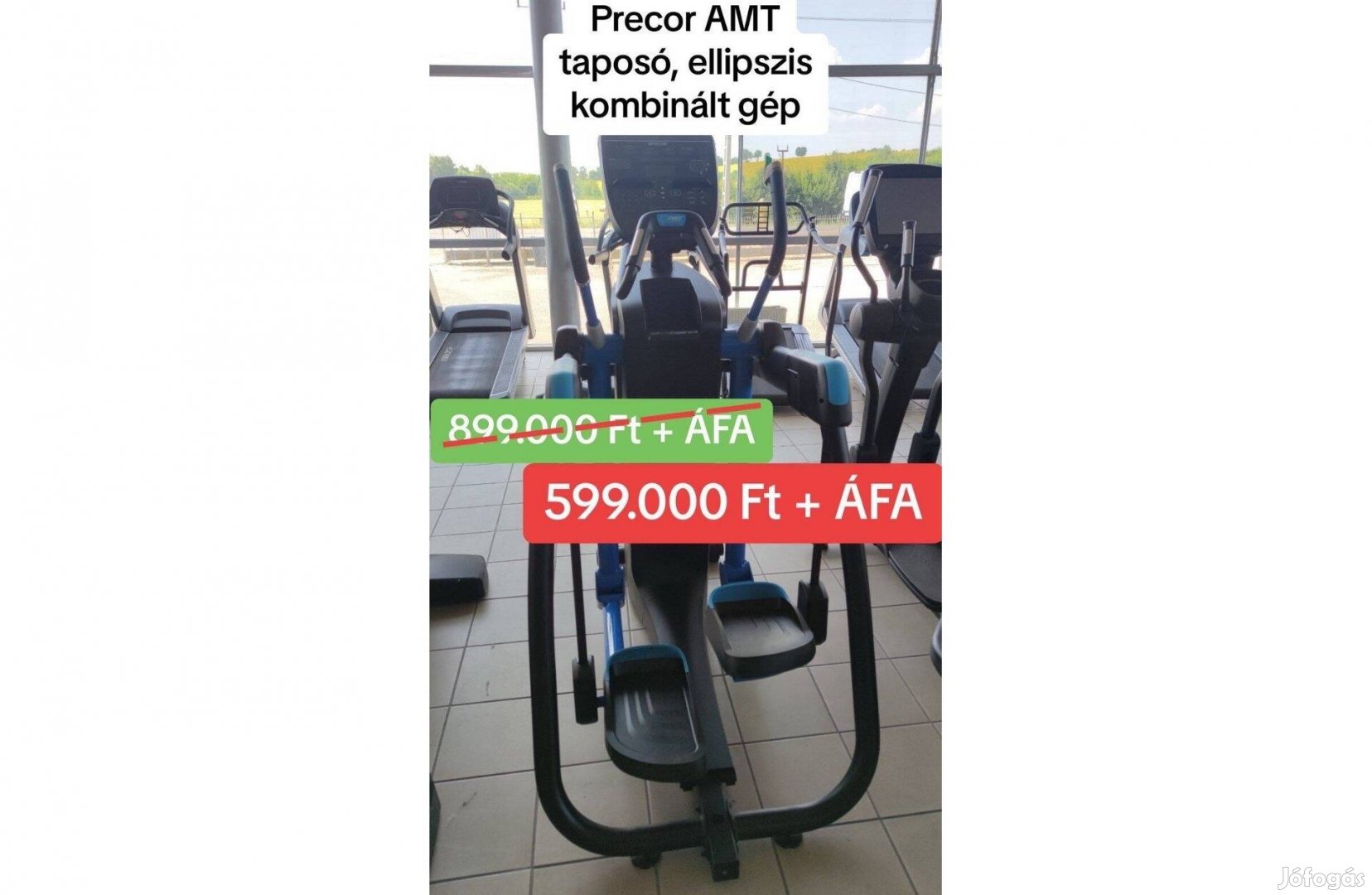 Precor AMT taposó,ellipszis kombinált gép